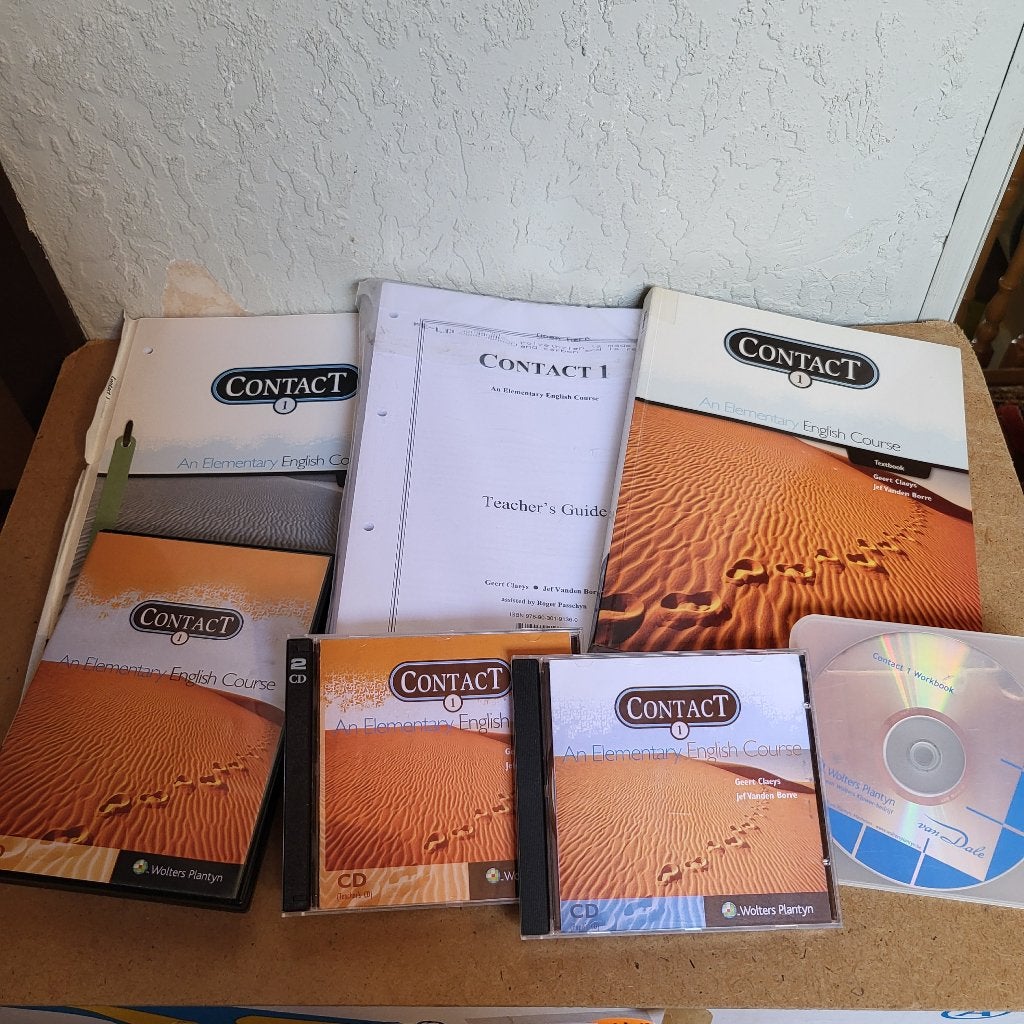 Cursus Engels: Contact 1, Boeken, Ophalen, Alpha, Gelezen, MBO