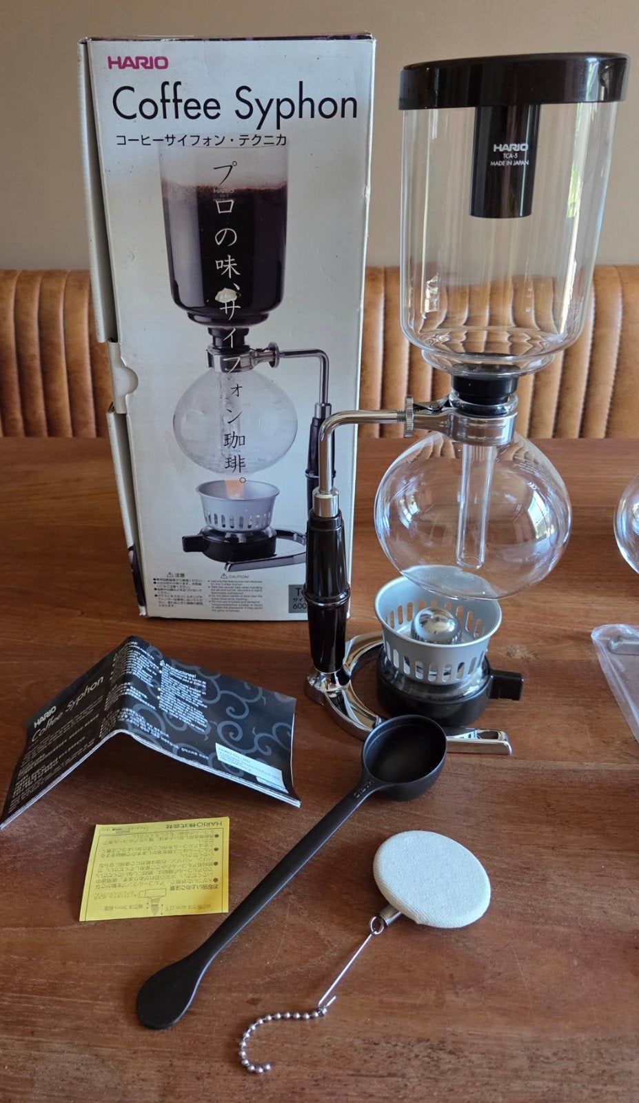 Hario Coffee Syphon TCA-5 Koffiezetapparaat, Witgoed en Apparatuur, Koffiezetapparaten, Ophalen, Overige modellen, Gemalen koffie