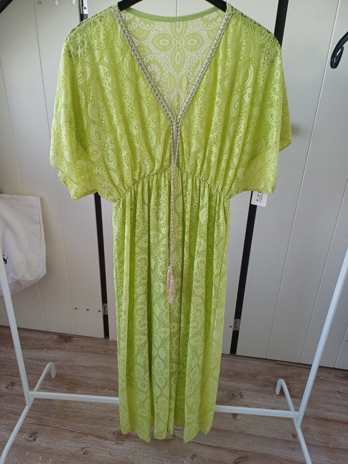 Ibiza  jurk groen, Maat 42/44 (L), Nieuw, Ophalen of Verzenden, Onder de knie