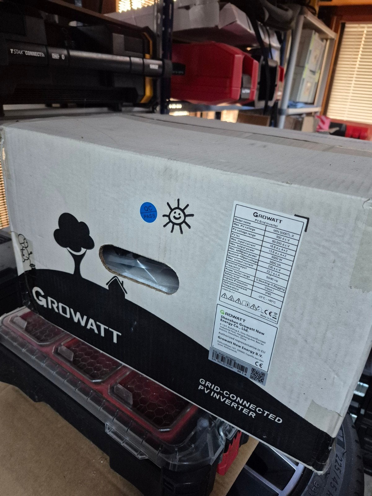 growatt min 5000tlx Nieuw, Ophalen of Verzenden, Nieuw, Overige typen