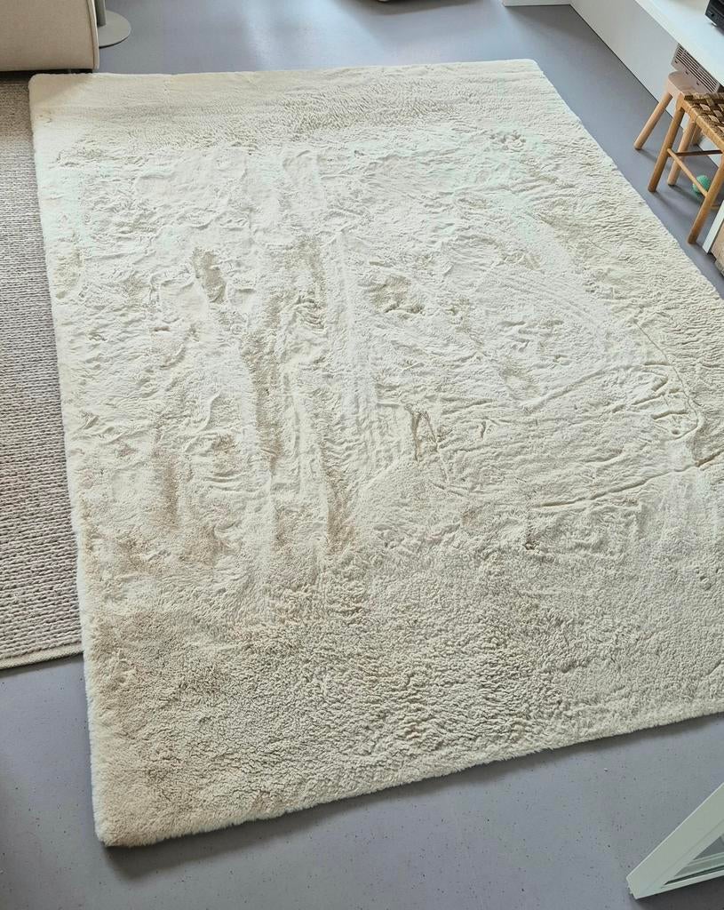 Zacht Hoogpolig Vloerkleed - Volero Comfy Supreme Crème, Gebruikt, Verzenden, 200 cm of meer, 200 cm of meer