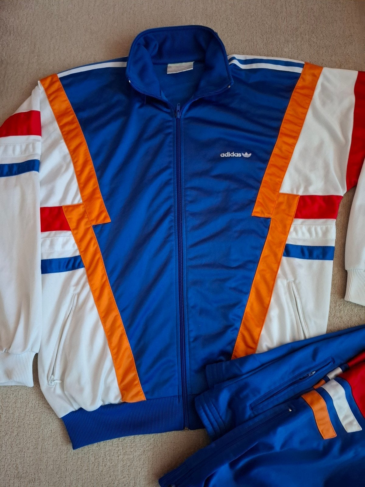 Nederlands Elftal 1991 1992 trainingspak Coopers, Maat 56/58 (XL), Oranje, Ophalen of Verzenden, Adidas