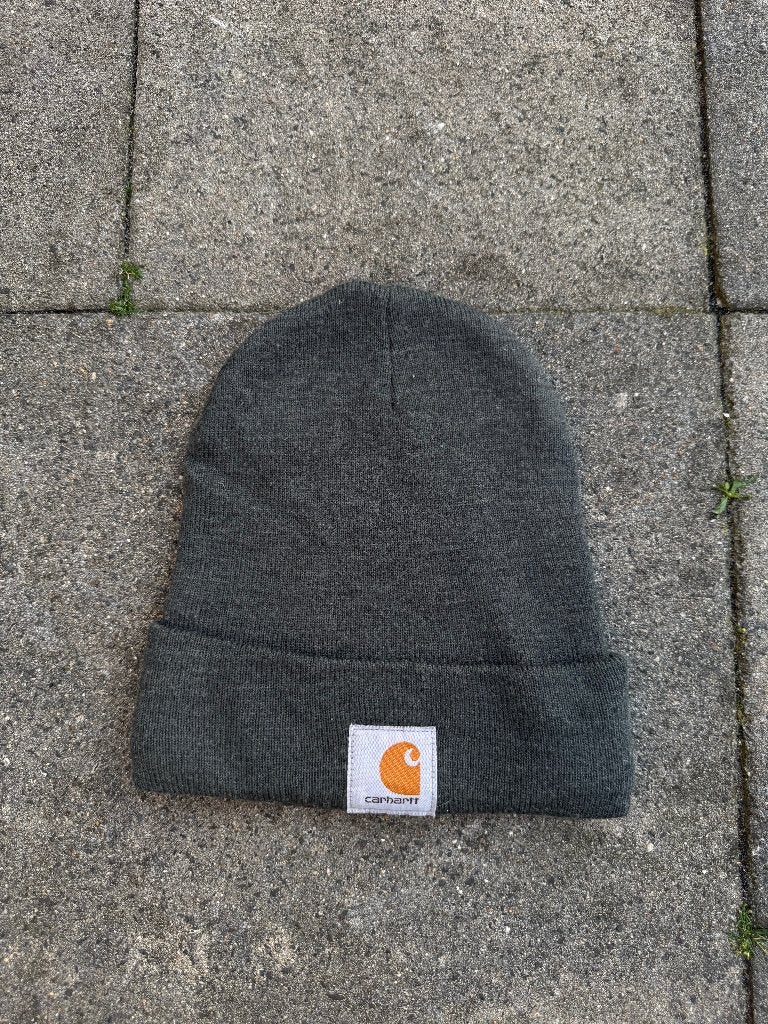 Carhartt Muts Grijs | Beanie | Unisex, Overige typen, Maat 48/50 (M), Carhartt, Ophalen of Verzenden