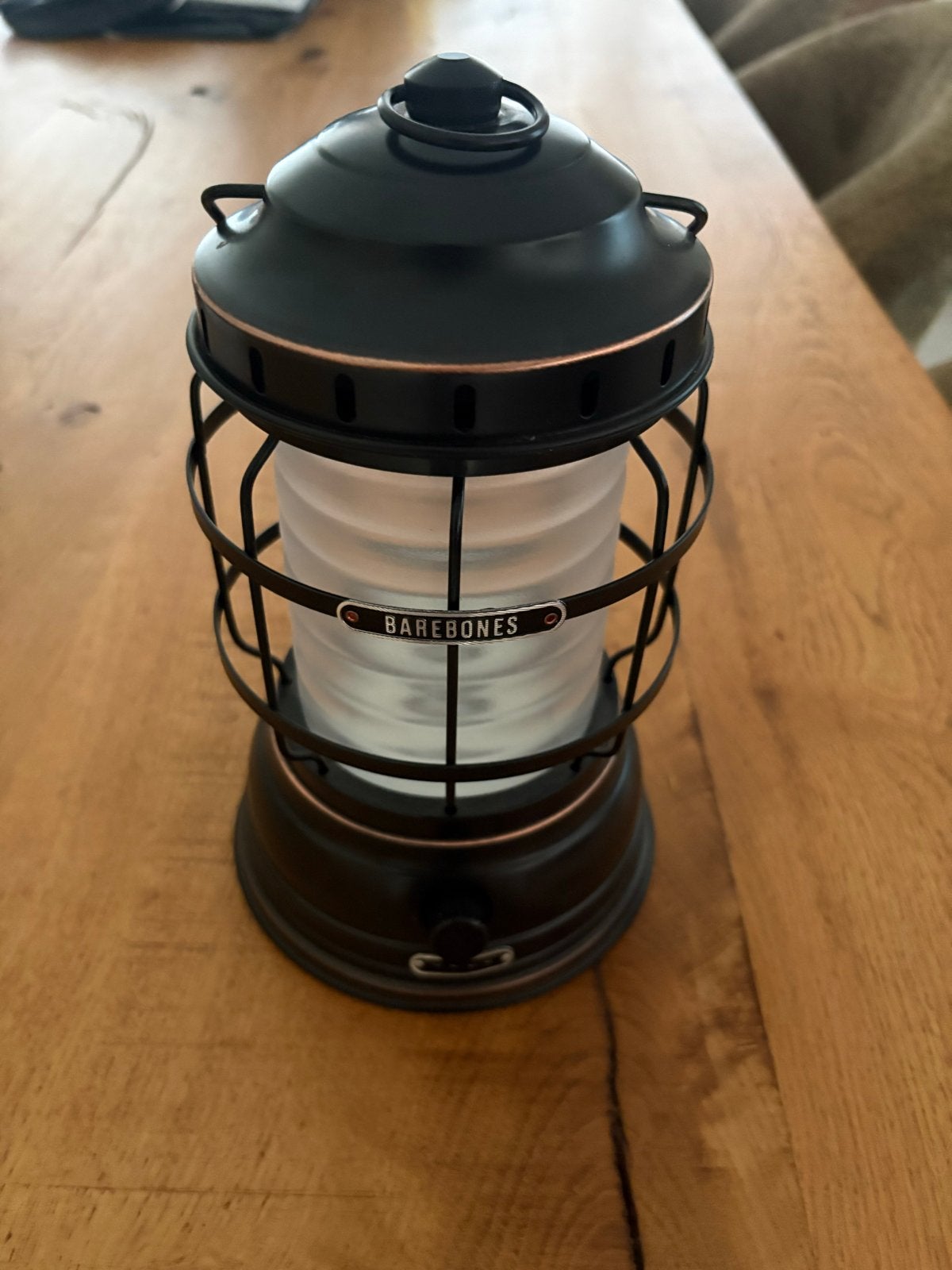 Barebones Edison Mini USB Oplaadbare Campinglamp, Caravans en Kamperen, Zaklampen, Zo goed als nieuw, Accu, Ophalen