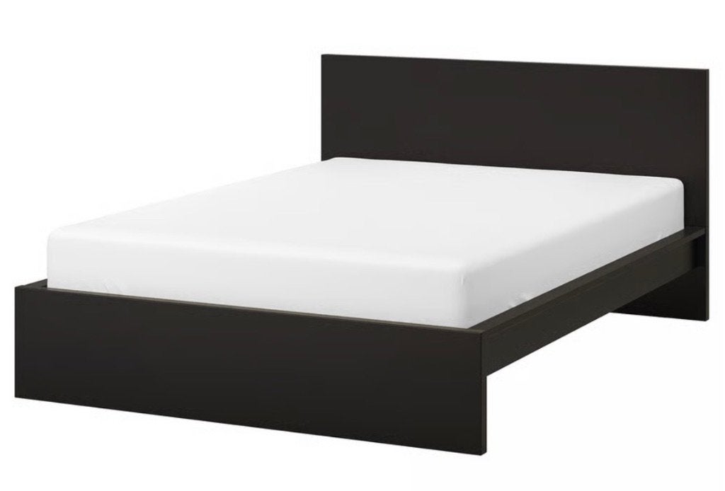 Twijfelaar IKEA Malm zwart 140/200, Ophalen, 140 cm, Zo goed als nieuw, Twijfelaar