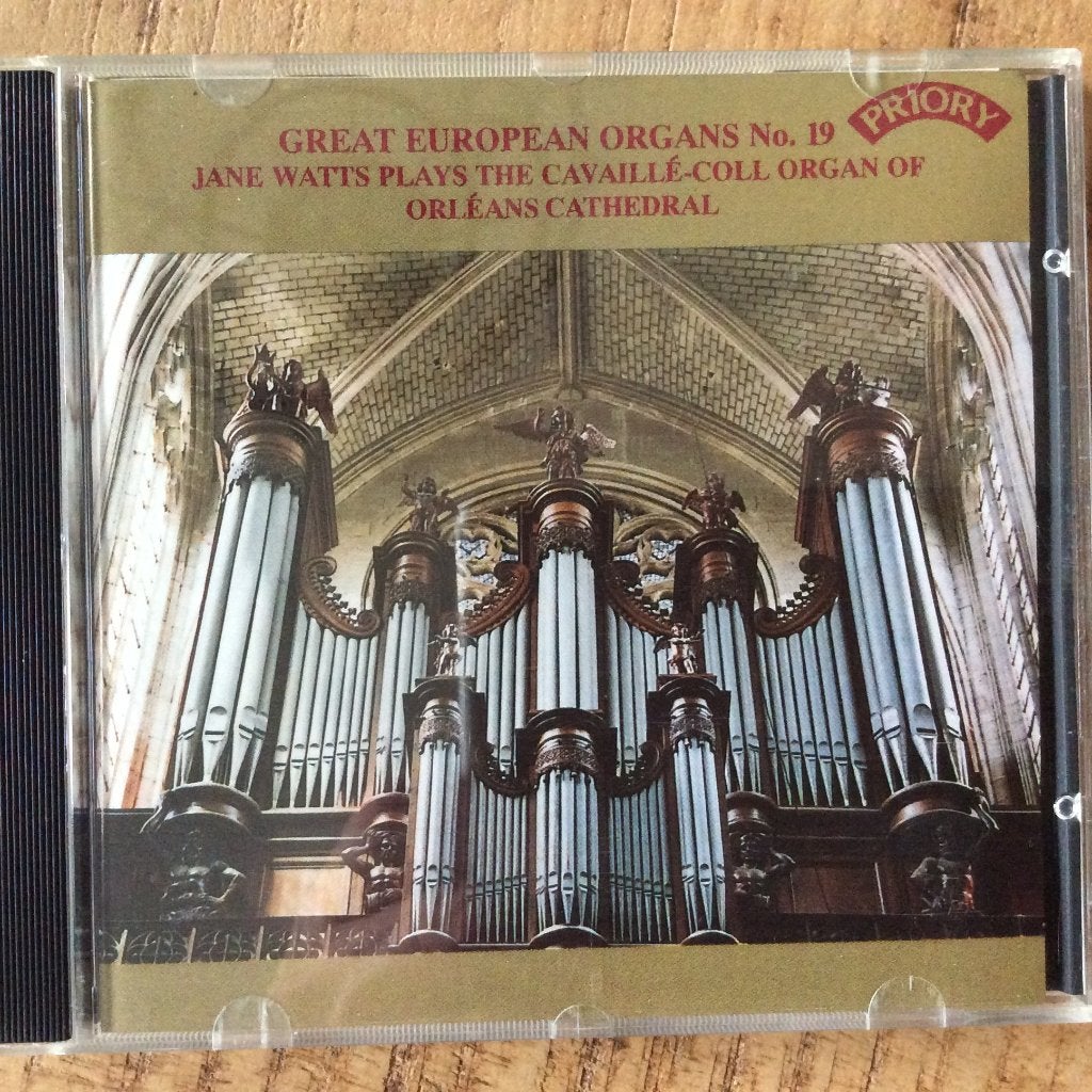 Orgel -Jane Watts, Cavaille-Coll orgel Orleans, Tournemire, Soloconcert, Ophalen of Verzenden, Zo goed als nieuw, Romantiek