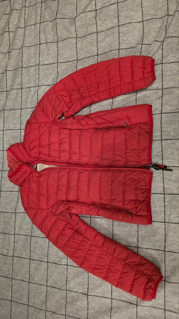 Mooie rode Parajumpers jas - Zo goed als nieuw!, Maat 38/40 (M), Gedragen, Rood, Parajumpers
