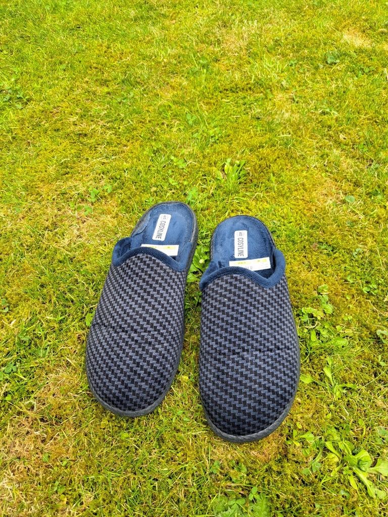 Pantoffels, Blauw, Ophalen of Verzenden, Zo goed als nieuw, Pantoffels of Sloffen