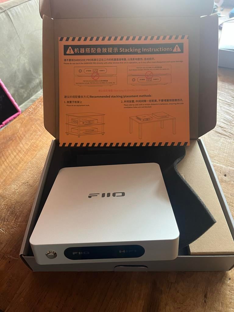 Fiio Darkside Pro Low-Noise Lineaire Voeding (Nieuw), Computers en Software, Tekentablets, Ophalen of Verzenden, Zo goed als nieuw
