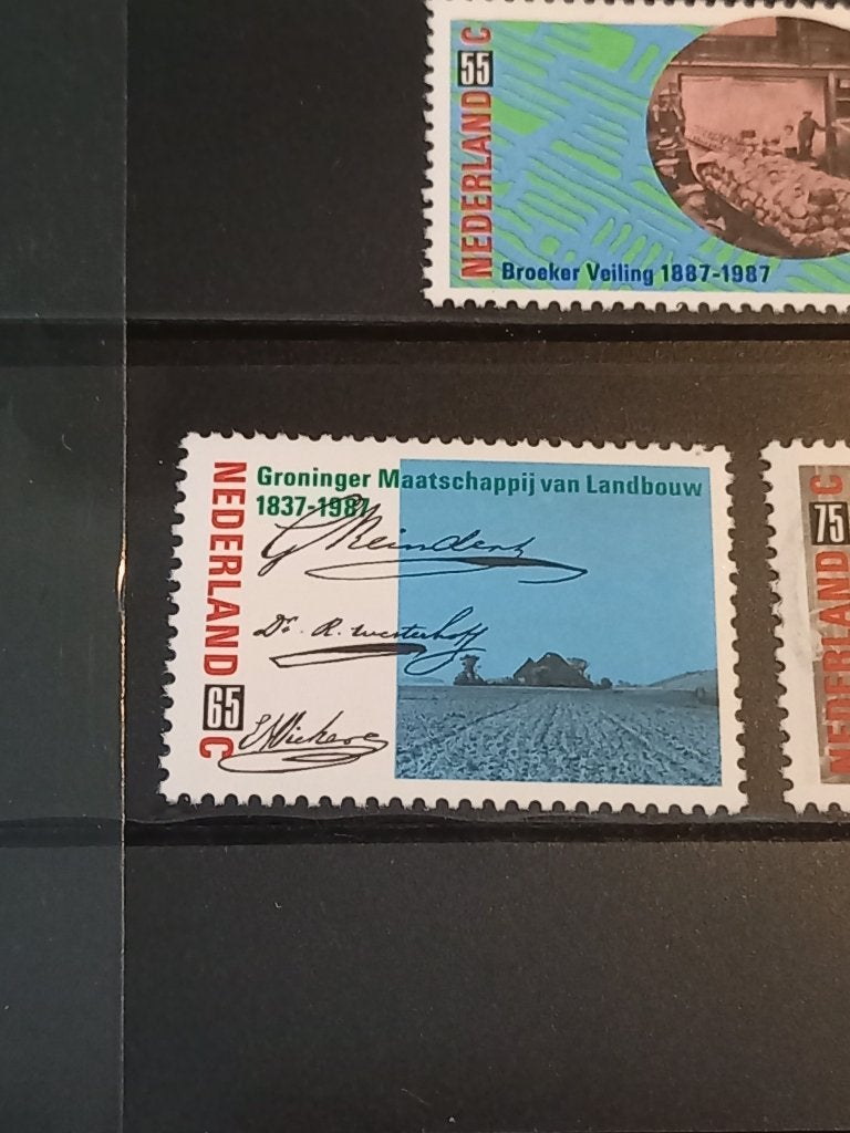 Nederlandse postzegels: Landbouw en Veilingen (1987), Ophalen of Verzenden, Na 1940, Postfris