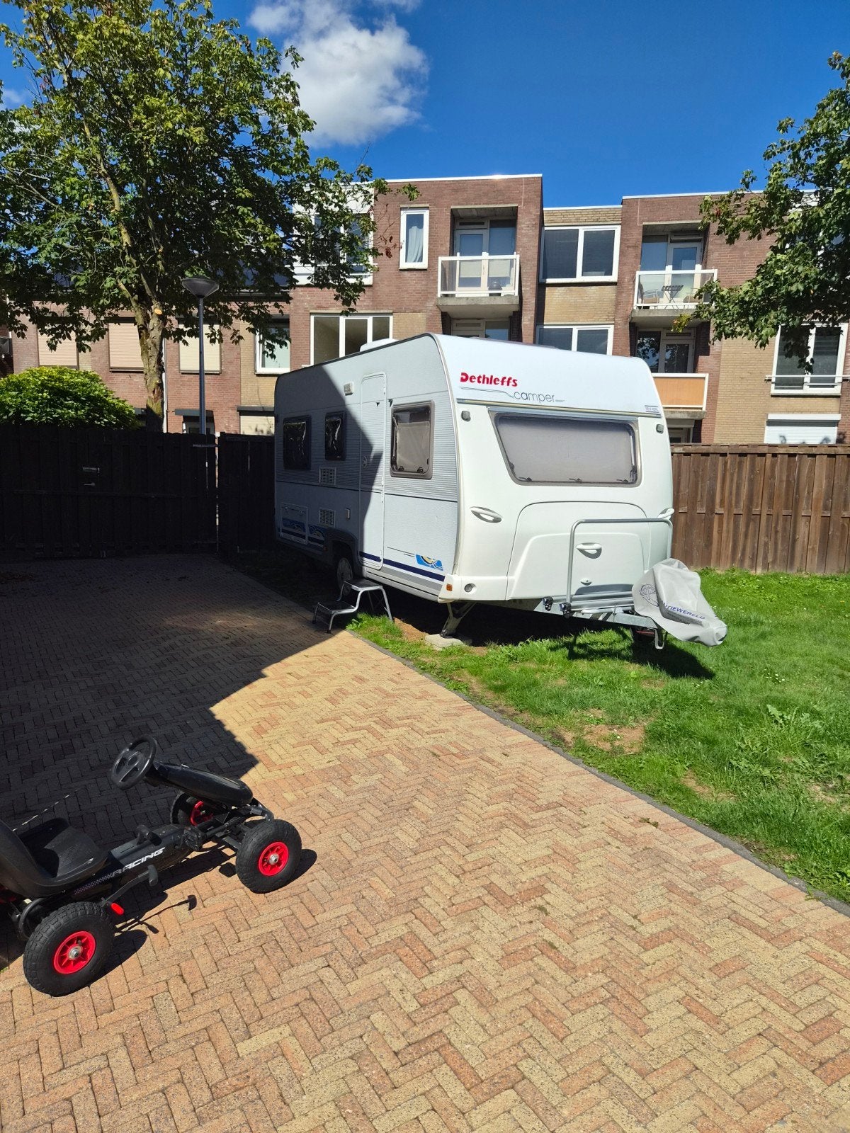 Dethleffs 430 Camper Caravan met dakAirco, Caravans en Kamperen, Caravans, Treinzit, 750 - 1000 kg, Particulier, Dethleffs
