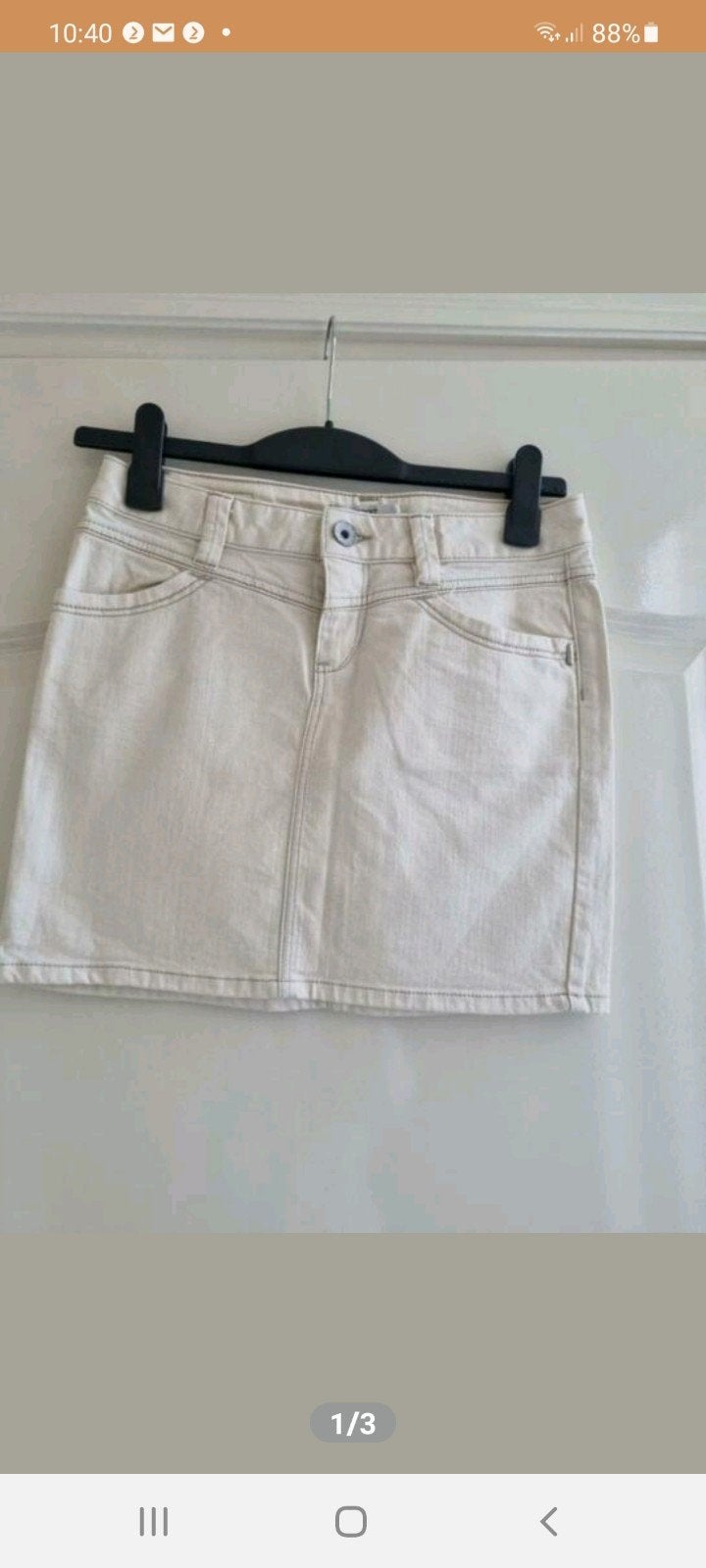 Rokje, Kleding | Dames, Beige, Ophalen of Verzenden, Zo goed als nieuw, Maat 36 (S)