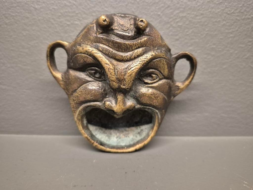 Antieke bronzen asbak, Antiek en Kunst, Antiek | Koper en Brons, Ophalen of Verzenden