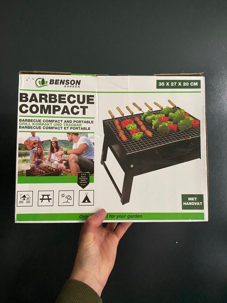 Nieuwe Benson Garden Compacte Barbecue met Handvat, Ophalen of Verzenden, Nieuw