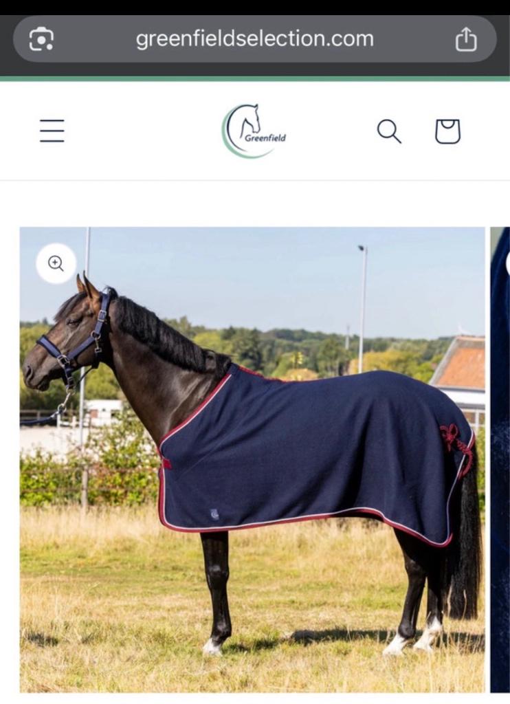 Fleece deken paard, Overige merken, Zweetdeken, Ophalen of Verzenden, Zo goed als nieuw