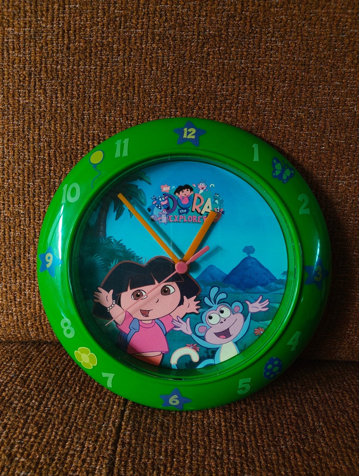 Dora the Explorer Wandklok - Groen (2005 Viacom), Ophalen of Verzenden