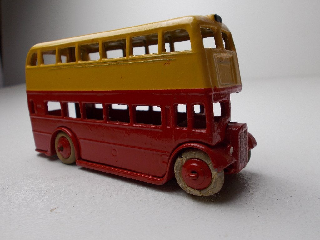 1939 Dinky Toys 29C DOUBLE DEKKER (Gerestaureerd.), Ophalen of Verzenden, Gebruikt, Bus of Vrachtwagen, Dinky Toys
