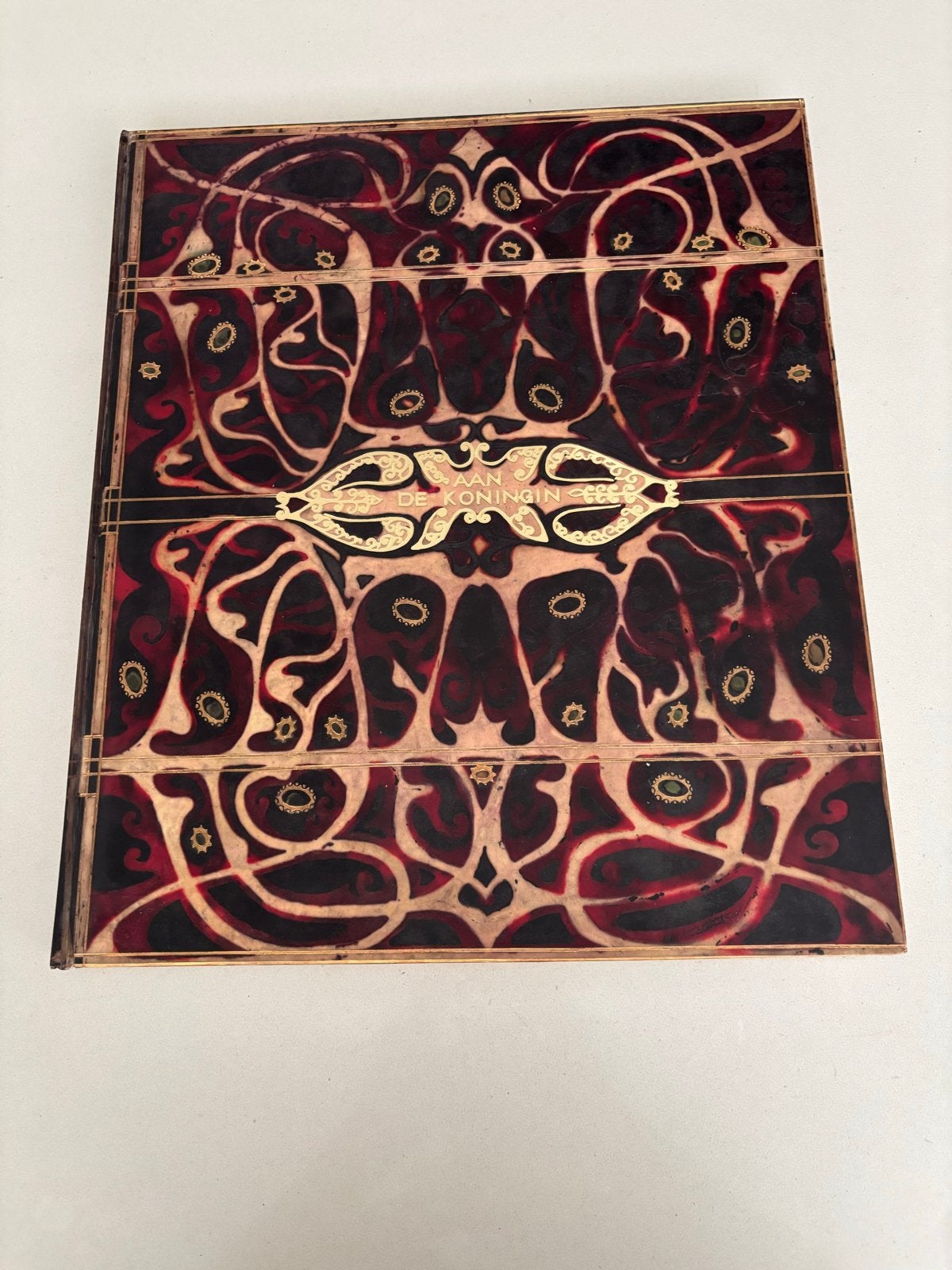 Sportalbum Koningin Wilhelmina Inhuldiging 1898 Replica, Ophalen of Verzenden, Zo goed als nieuw, Overige sporten