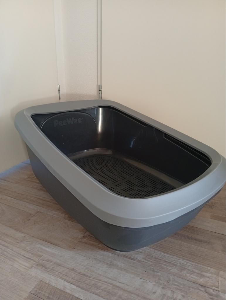Zgan Peewee kattenbak xxl,incl houtkorrels, Dieren en Toebehoren, Kattenbakken, Ophalen, Zo goed als nieuw