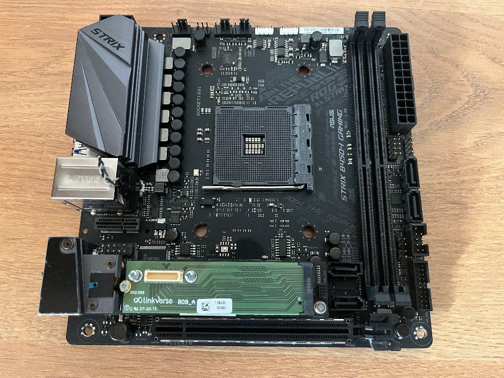 Garantie! ~ ROG STRIX B450-I GAMING + Noctua Koeler, Computers en Software, Halderhof 16, 6721 XR BENNEKOM, DDR4, Ophalen of Verzenden