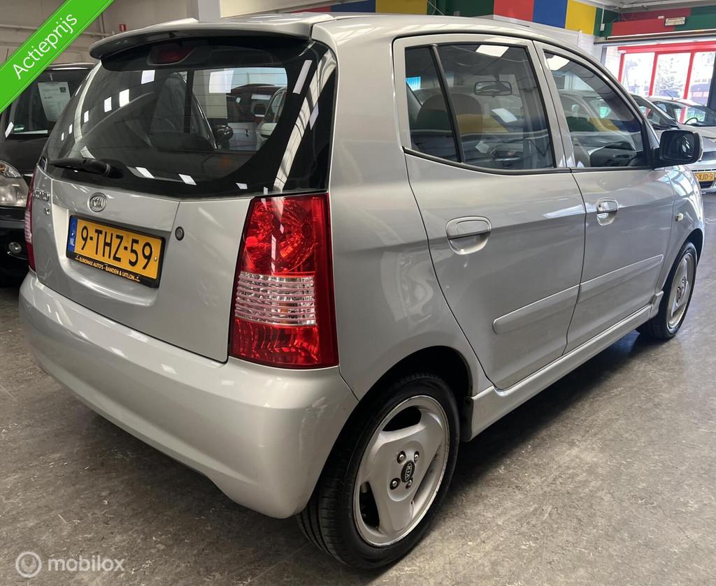 Kia Picanto 1.1 Inruil koopje, Zuinig en netjes!, Auto's, Gebruikt, 4 cilinders, 400 kg, Leder en Stof