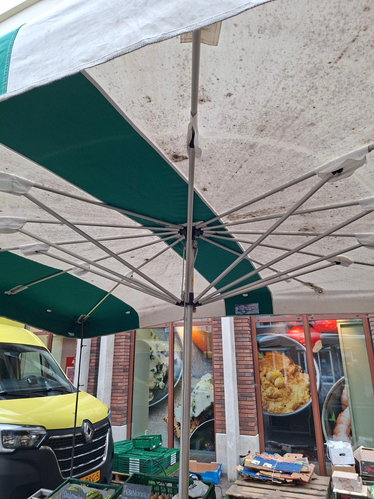 Marktparrasols met voet, Ophalen, Minder dan 5 meter