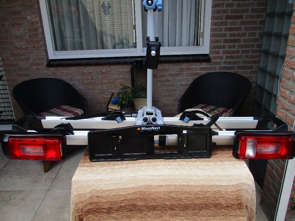 MOVANEXT IUX FIETSDRAGER, Auto diversen, Fietsendragers, Zo goed als nieuw, Trekhaakdrager, 2 fietsen, Brede banden, Elektrische fiets