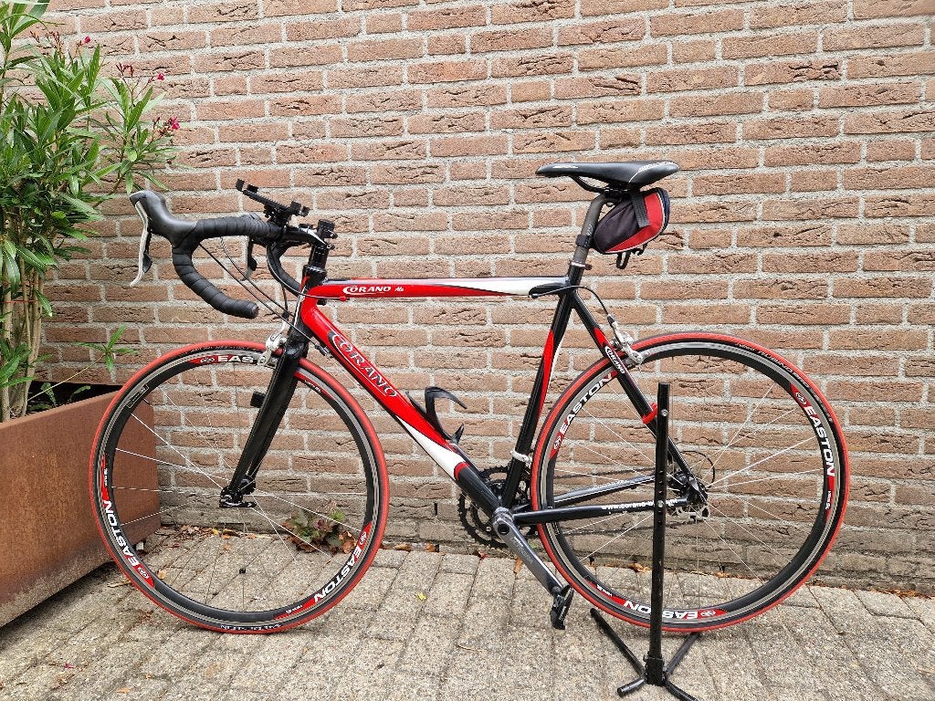 Nette Corano racefiets 58cm, Gebruikt, Velgrem, Aluminium, 57 tot 61 cm