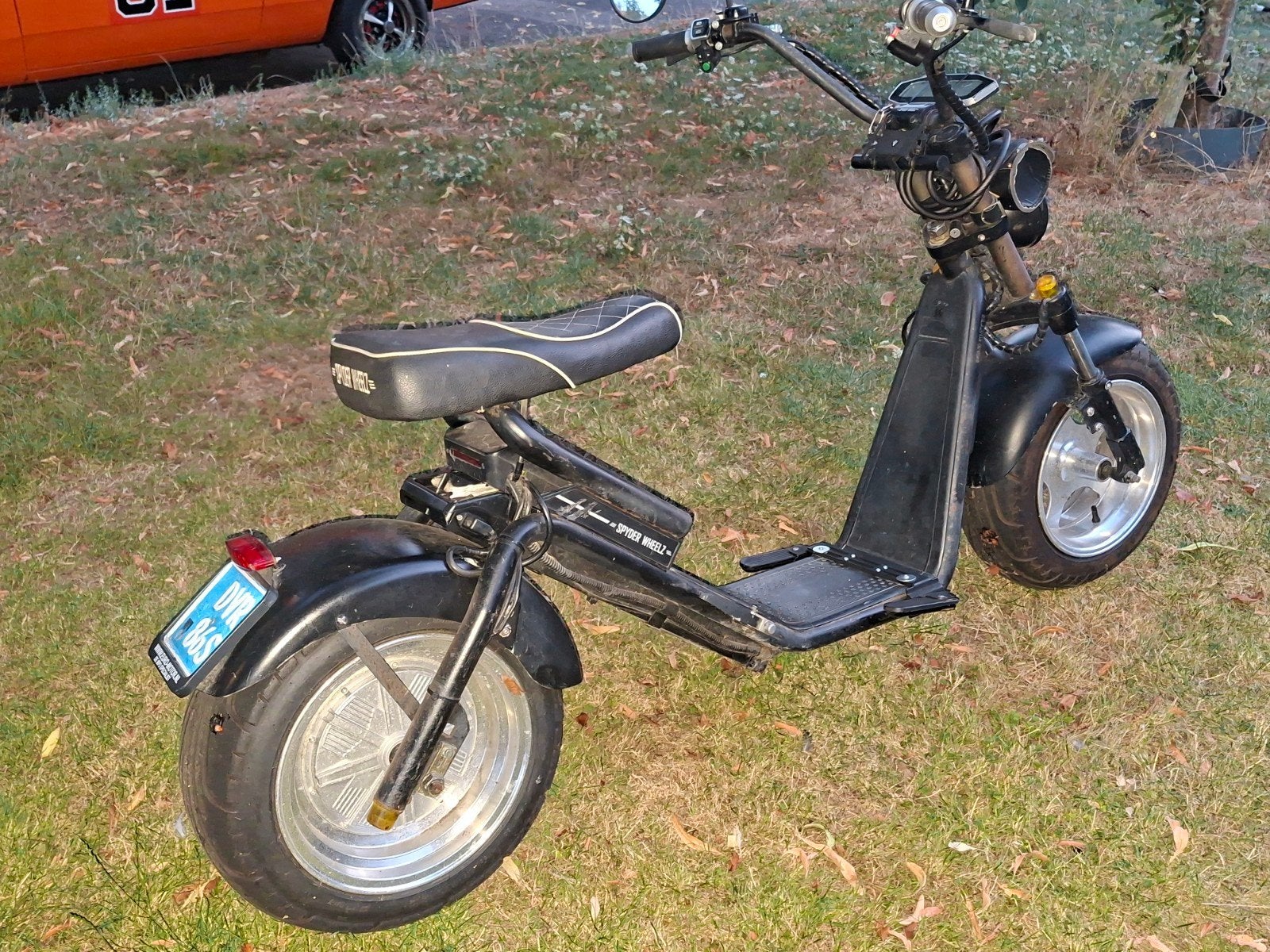 Ev chopper Zwarte Scooter -, Ophalen of Verzenden, Gebruikt, Benzine, Overige merken