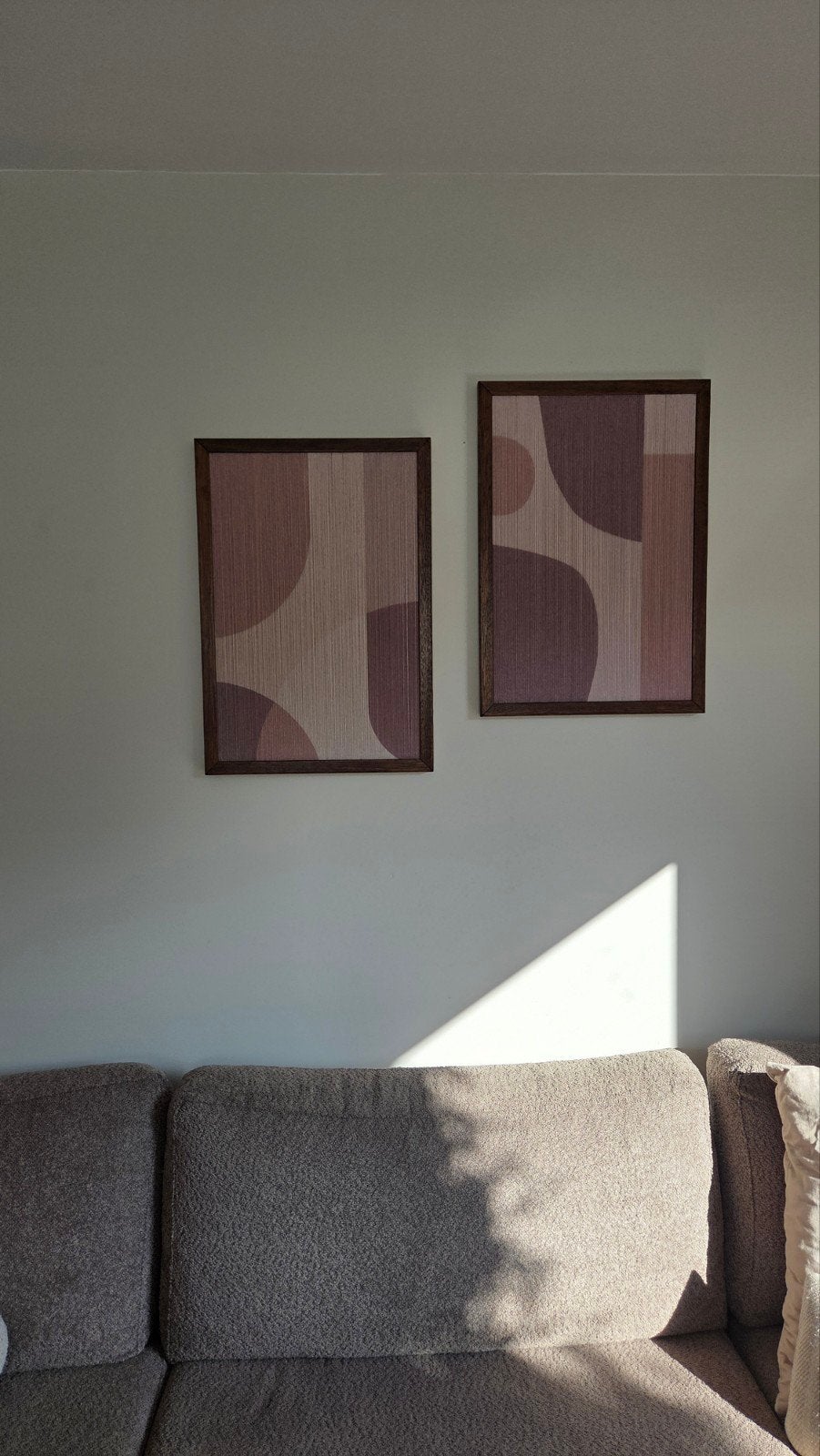 Set van 2 abstracte wanddecoraties – Nieuw, Ophalen of Verzenden