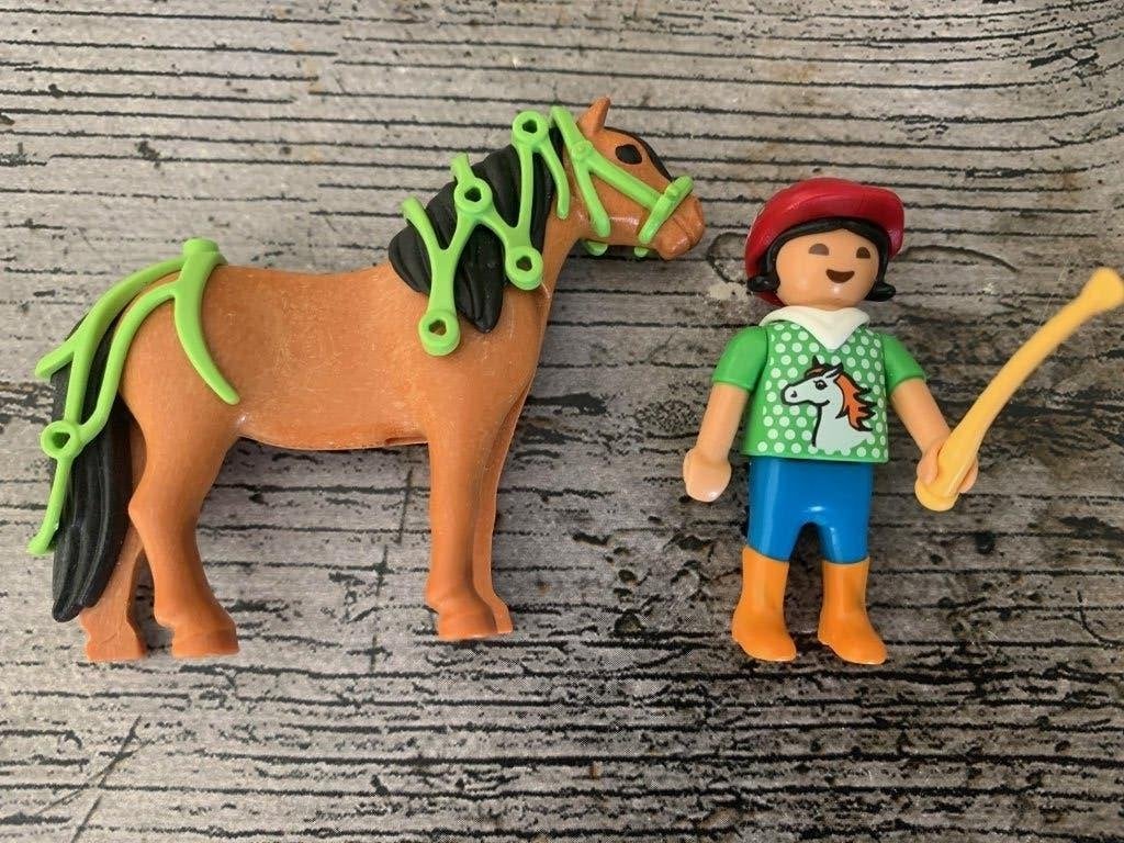 Playmobil pony, Gebruikt, Complete set, Overige typen, Ophalen of Verzenden