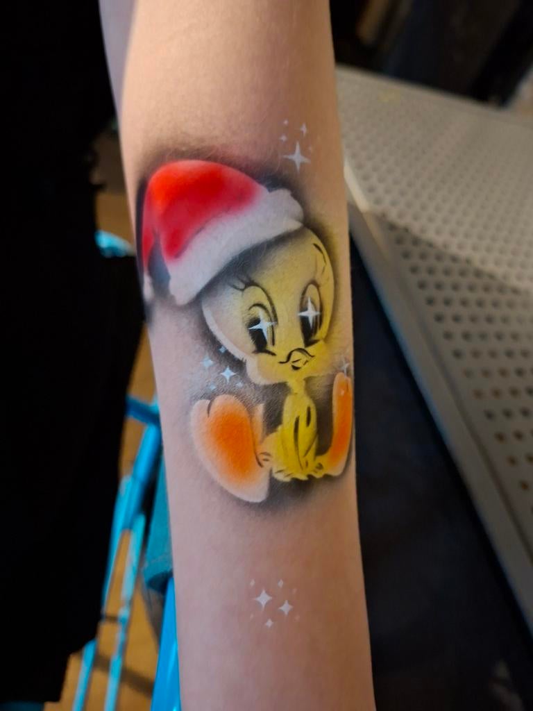 Airbrush tatoeages, Ophalen, Nieuw