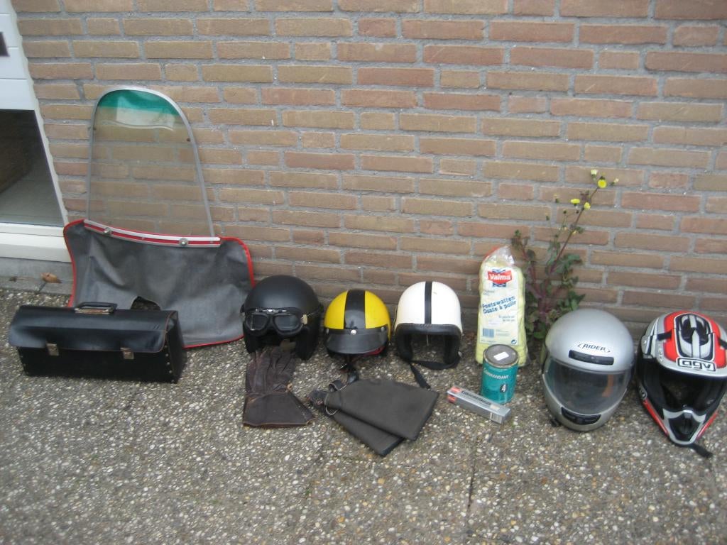 helmen brommer of motor, Ophalen of Verzenden, Gebruikt, Extra large of groter