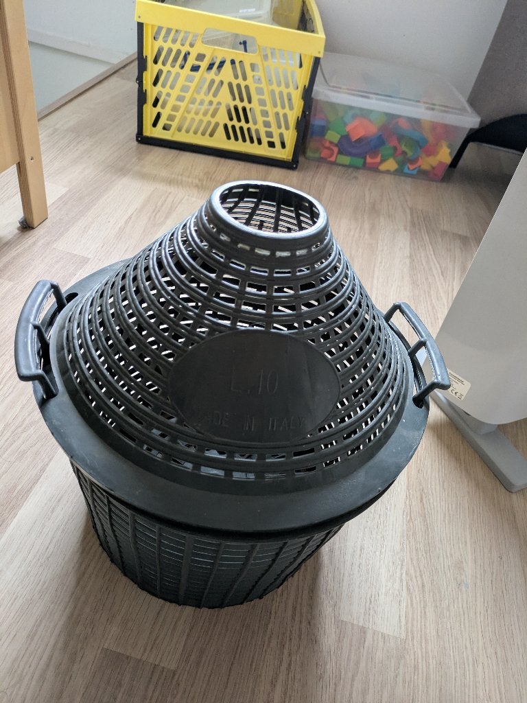 Mand voor gistfles 10L, Ophalen