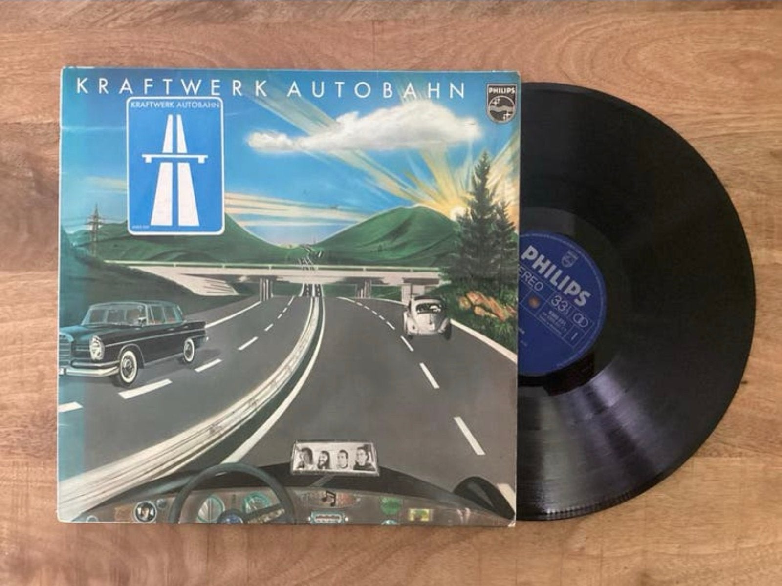 Kraftwerk - Autobahn (LP) 1974, Germany, Ophalen of Verzenden, 12 inch, LP