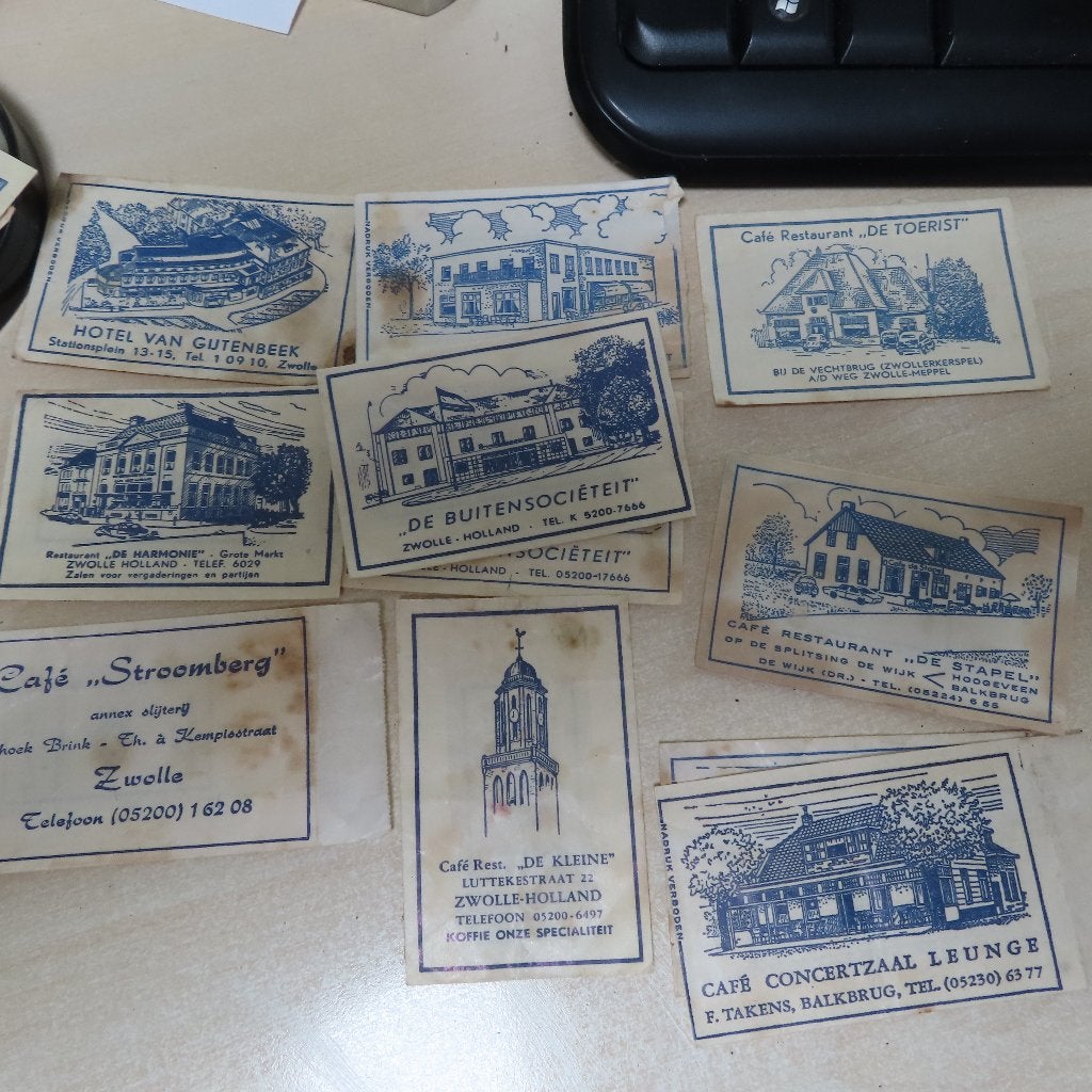 suikerzakjes hele land ca. 1965  ook wikkels Amsterdam enz, Verzamelen, Verzenden, Nederland