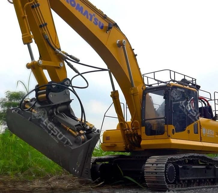 Brede afwerkbak voor Lesu RC kranen 1/14, Ophalen, Nieuw