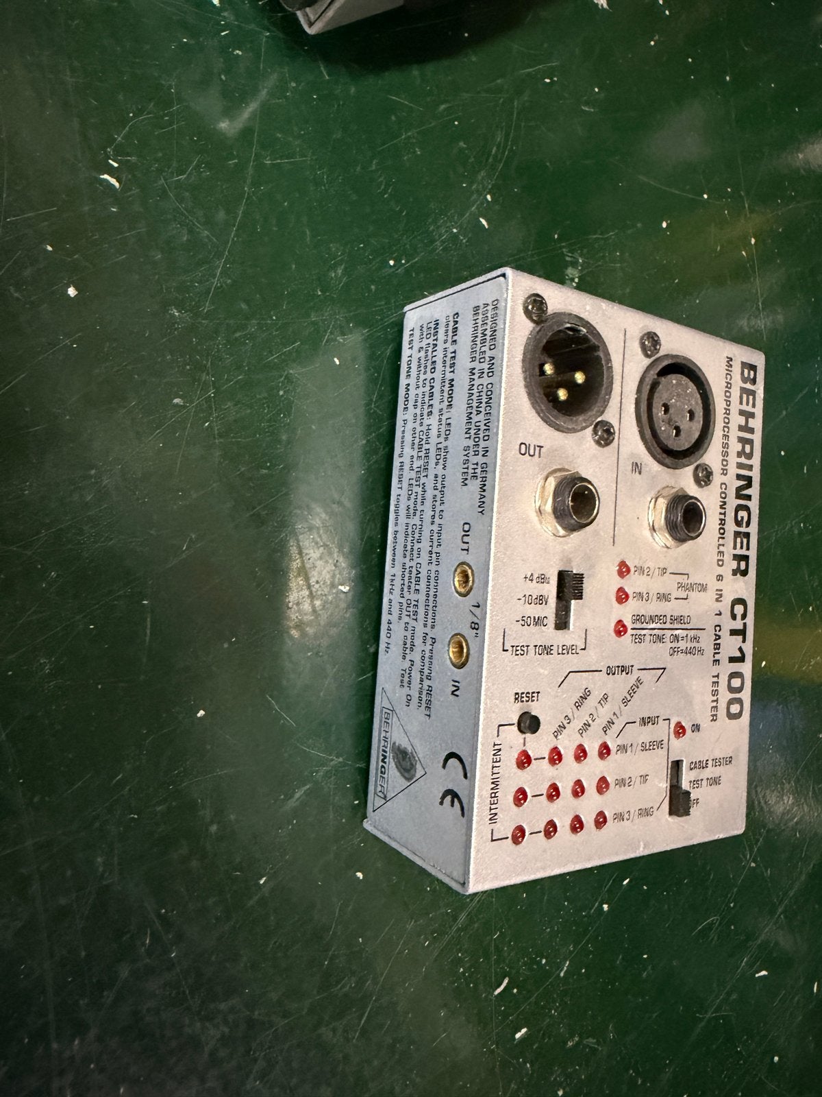 Audio Kabel Testers, Ophalen of Verzenden, Gebruikt