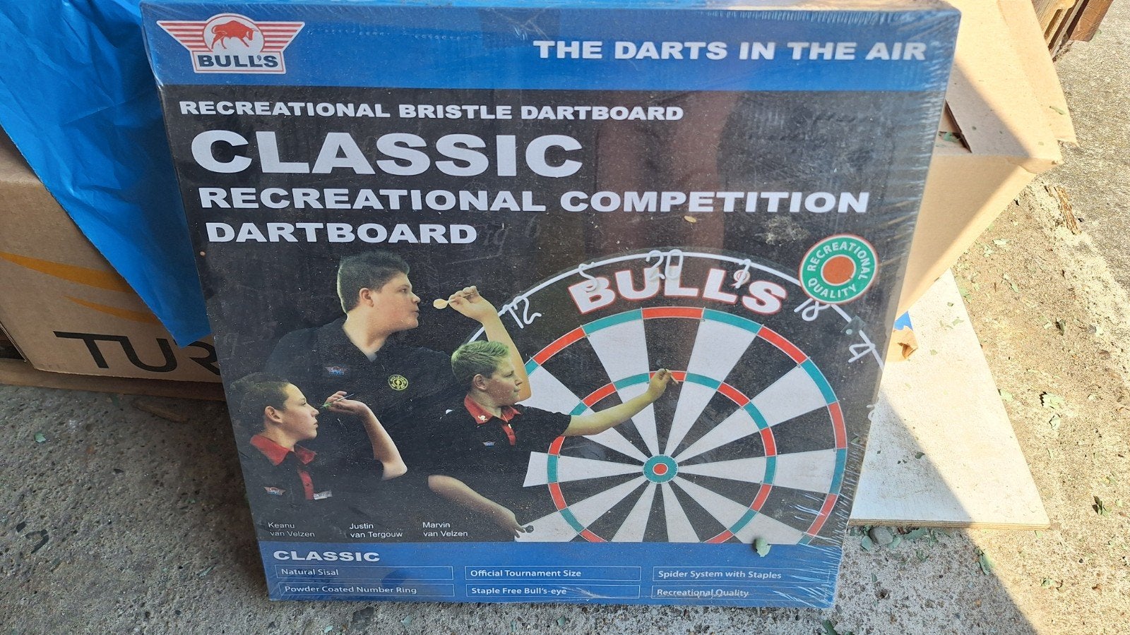 Nieuw Bulls Classic Dartbord in folie, Ophalen