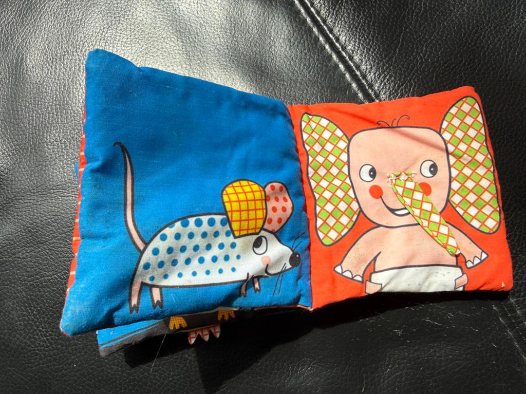 Zacht knisperboekje voor baby's met geluid en dieren, Ophalen, Gebruikt, Overige typen, Met geluid