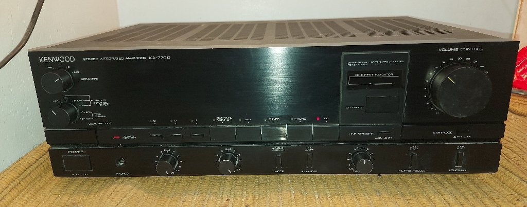 Kenwood KA 770D Versterker, Gebruikt, 60 tot 120 watt, Stereo, Ophalen