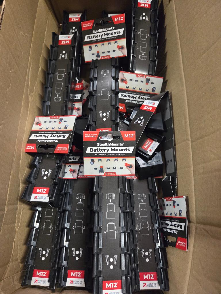 Partij Milwaukee batterij mounts, Ophalen of Verzenden, Nieuw