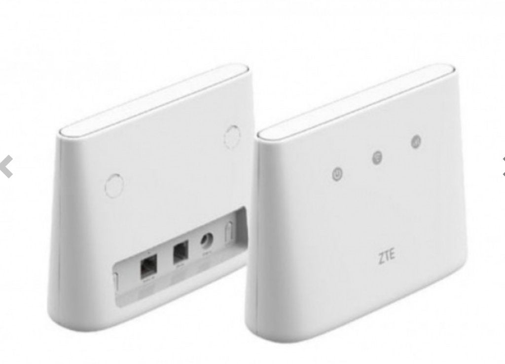 ZTE MF293N LTE 4G MiFi router 12V/220V Camper / Caravan, Ophalen of Verzenden, Zo goed als nieuw, Router met modem, ZTE
