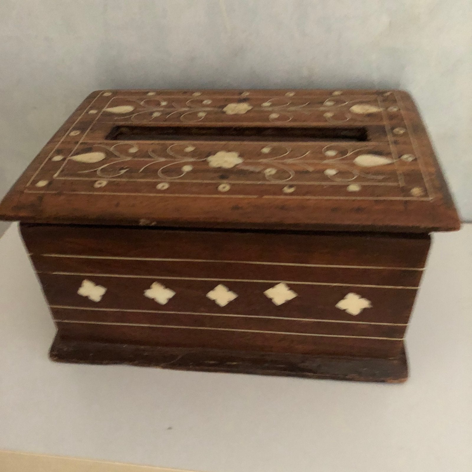 Antiek Houten sigarendoosje, Ophalen of Verzenden