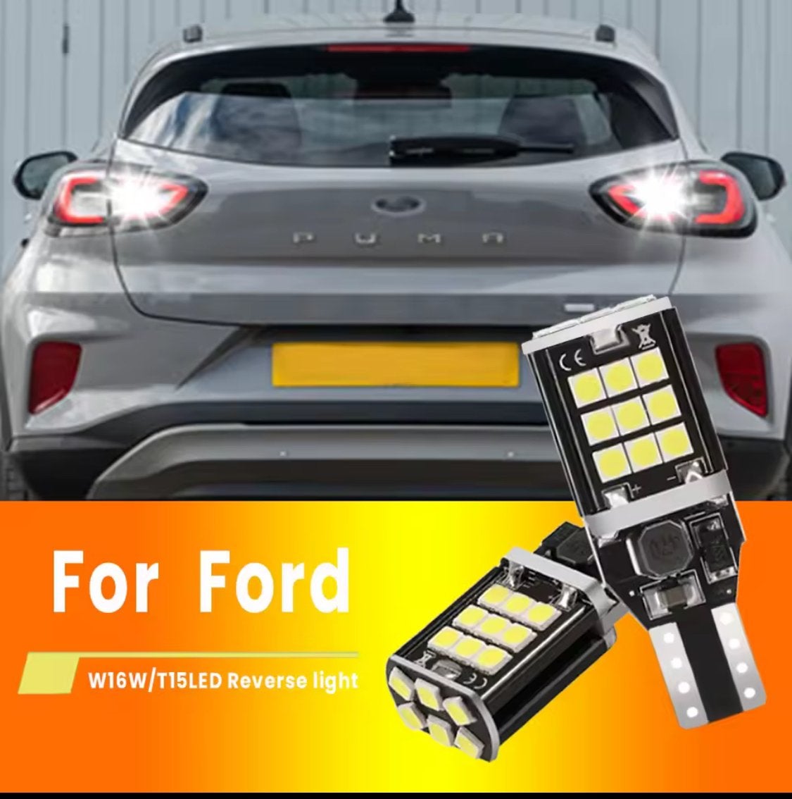 T15 W16W LED Achteruitrijlichten - Helder Wit, Auto diversen, Tuning en Styling, Ophalen of Verzenden