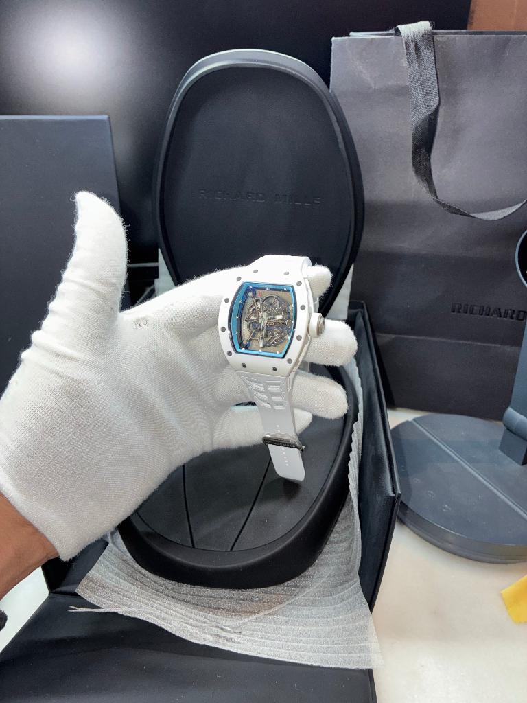 Richard mille 055 bubba waston caramic white, Sieraden, Tassen en Uiterlijk, Horloges | Heren, Nieuw, Overige merken, Ophalen of Verzenden