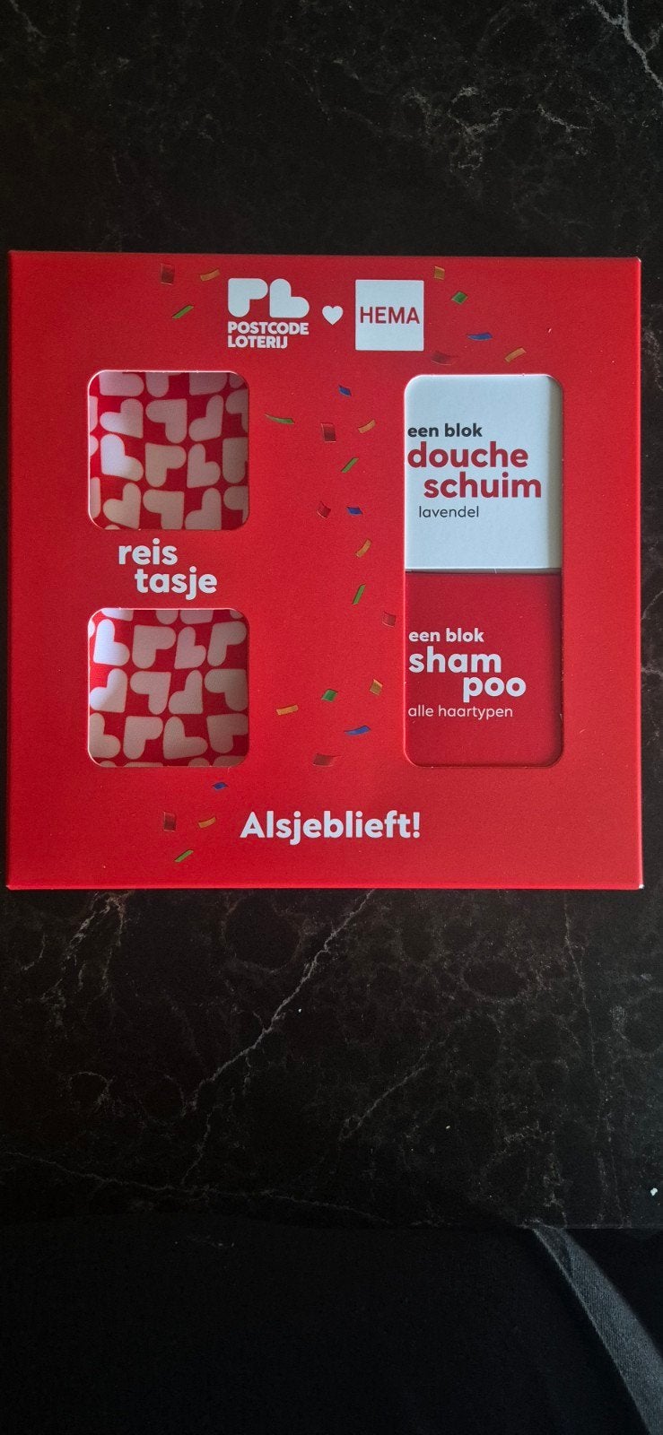 Hema en Postcodeloterij shampooblok en doucheschuim, Ophalen of Verzenden, Nieuw, Bad & Douche