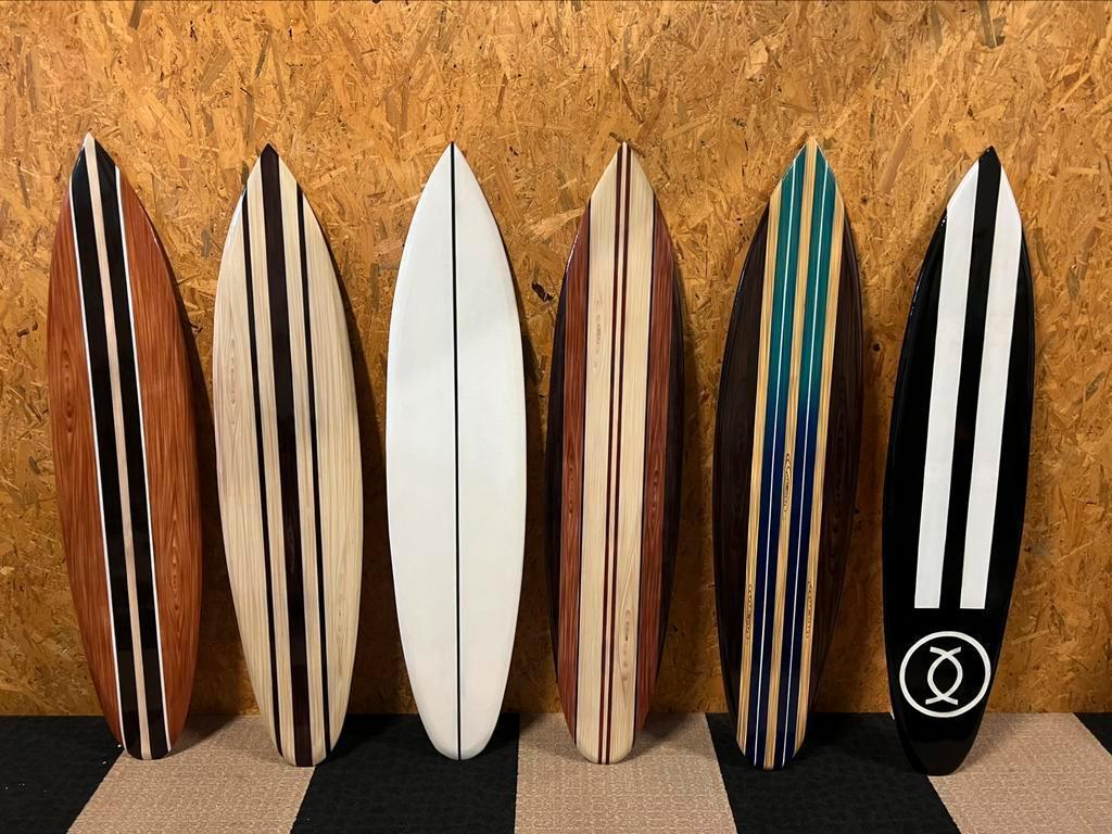 Emerald Sea 1 surfplank - 150 cm - houten decoratie, Huis en Inrichting, Woonaccessoires | Wanddecoraties, -, -, Nieuw, Ophalen of Verzenden