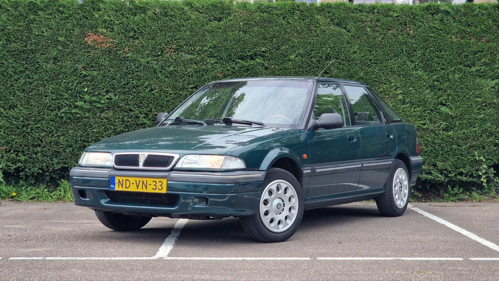 Rover 214si '95 /HOUT-INLEG/APK 2027/UNIEK!/ELEK.RAMEN/RADIO, Voorwielaandrijving, Stof, 4 cilinders, 1396 cc