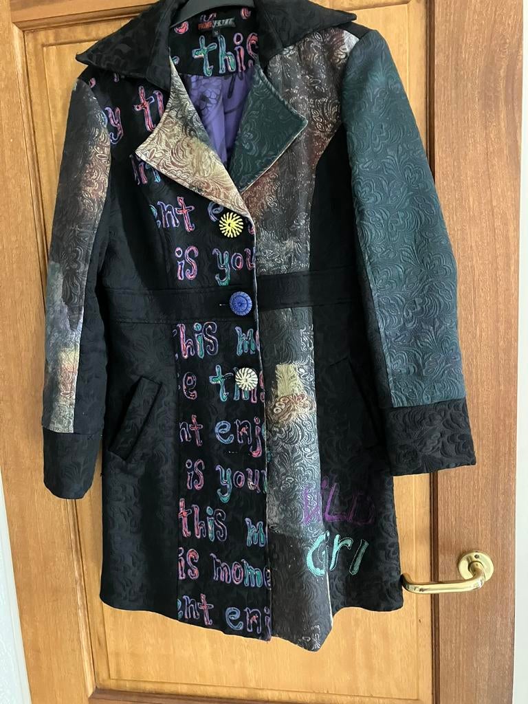 Jas Frime M voor in de lente, Kleding | Dames, Ophalen of Verzenden, Zo goed als nieuw, Maat 38/40 (M), Zwart